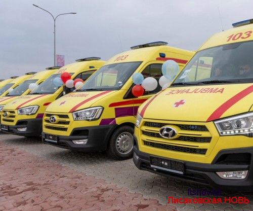 В Лисаковск поступило 4 новых автомобиля "скорой помощи"